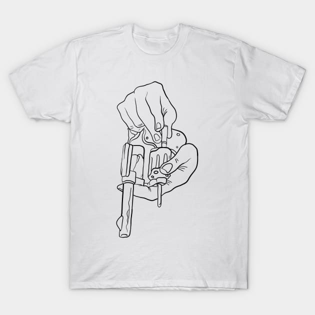 Gun Fullfilment T-Shirt by pirsicivan